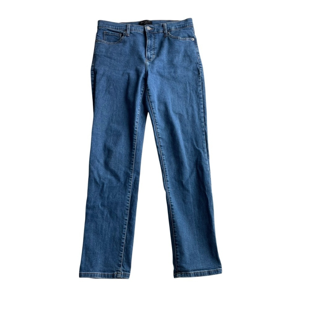 Banana Republic High Rise Slim Denim Jean Blue Size 10 Tall 30L stretch
